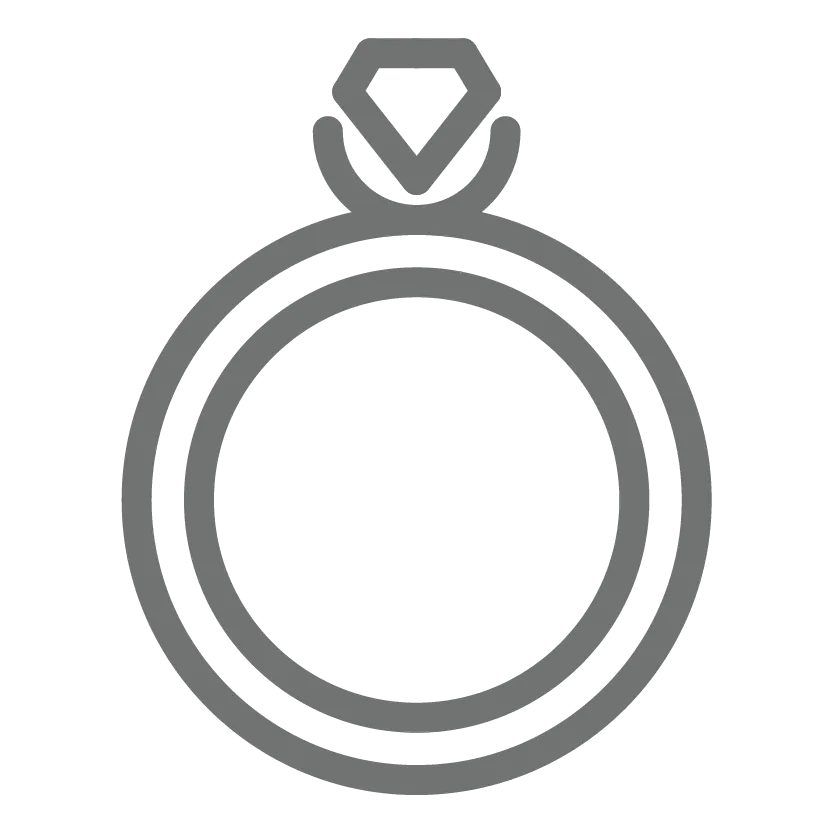 Engagement ring icon representing Koerbers Fine Jewelry, New Albany's premier destination for fine jewelry.