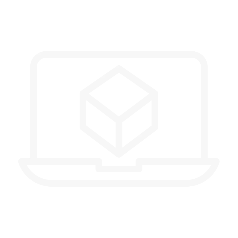 3D CAD rendering of a jewelry design on a laptop screen, showcasing customization options for future pieces.