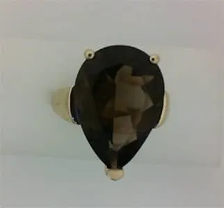 14-Karat Yellow Gold Smoky Topaz