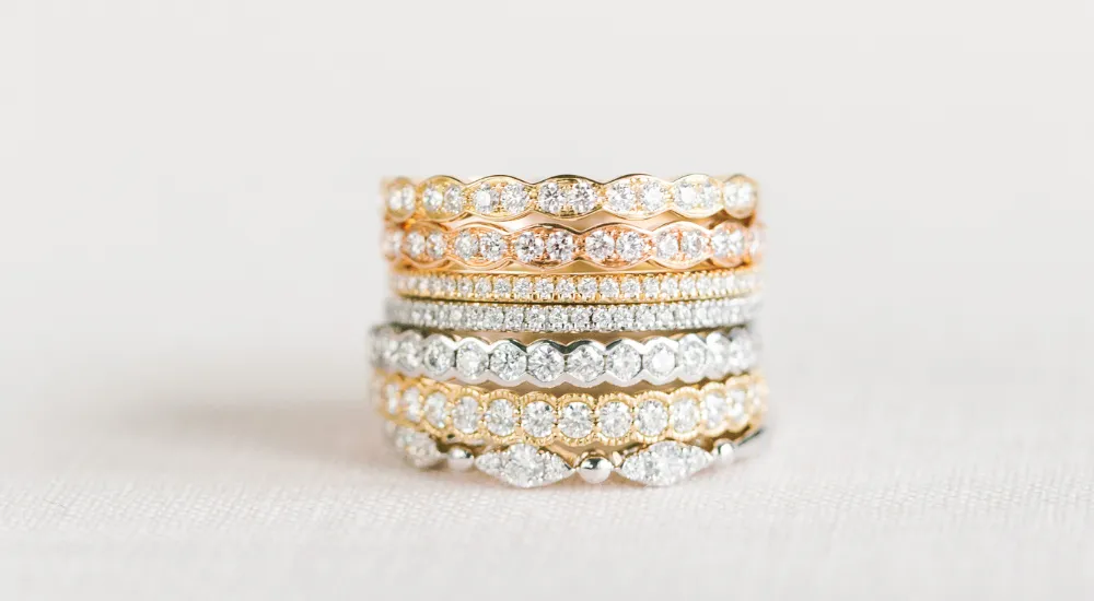 Not on the on sale high street stacking rings