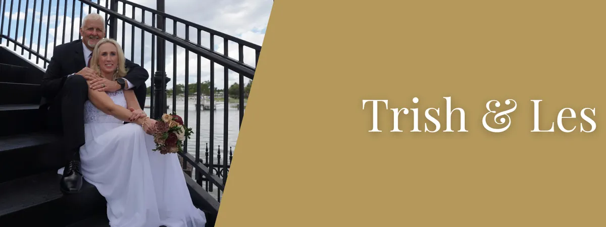 Trish & Les Wedding Announcement 