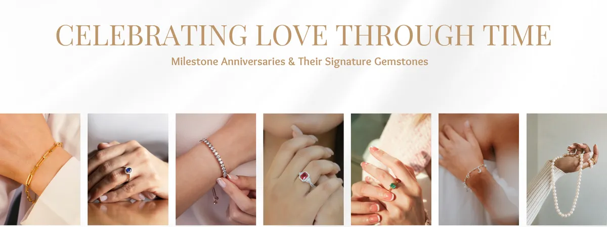 Milestone Anniversaries & Their Signature Gemstone