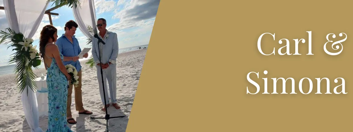 Carl & Simona Tie The Knot