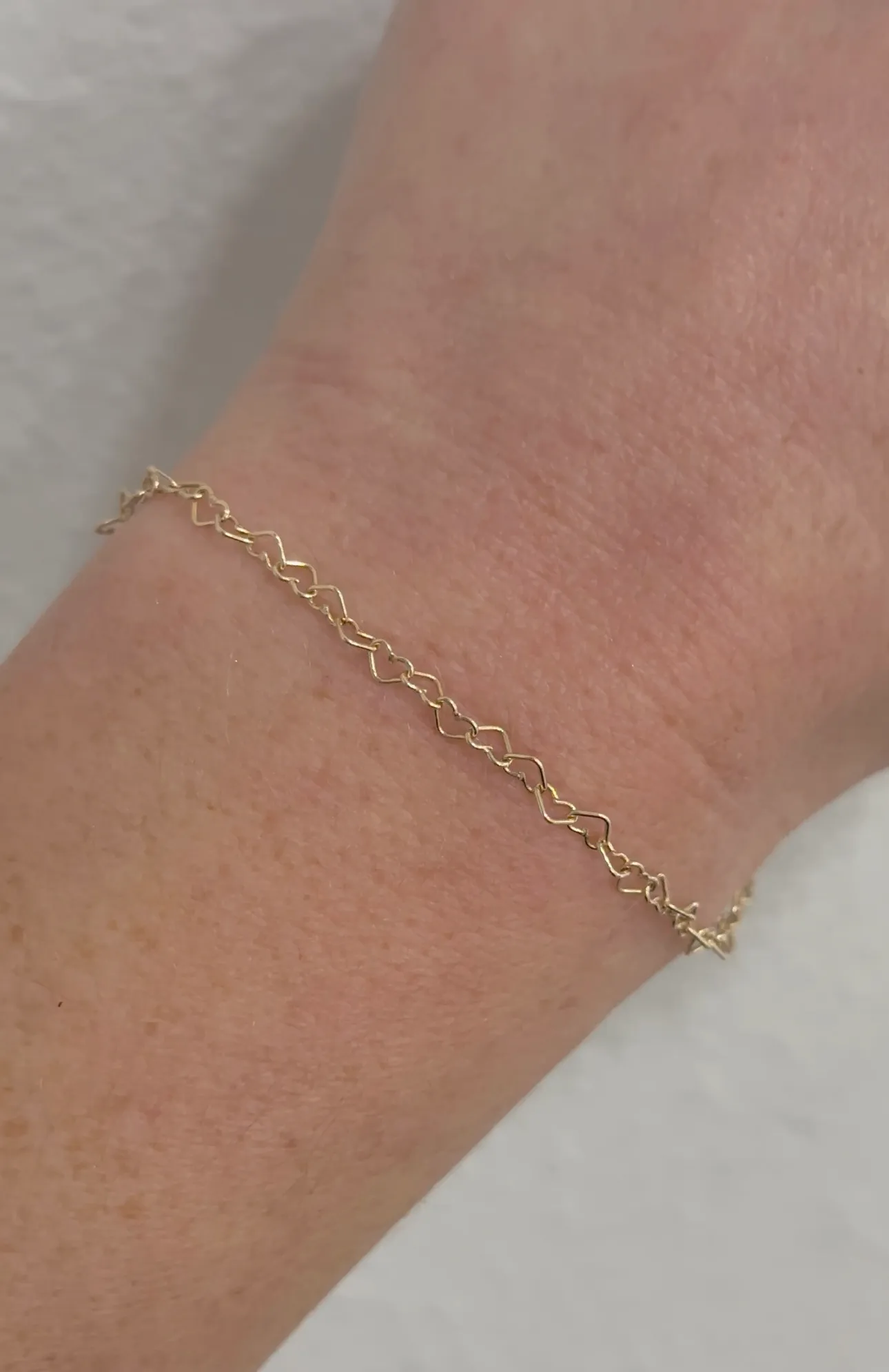 Sterling silver fancy heart-link chain available at Falls Jewelers in Kannapolis, NC and Concord, NC.