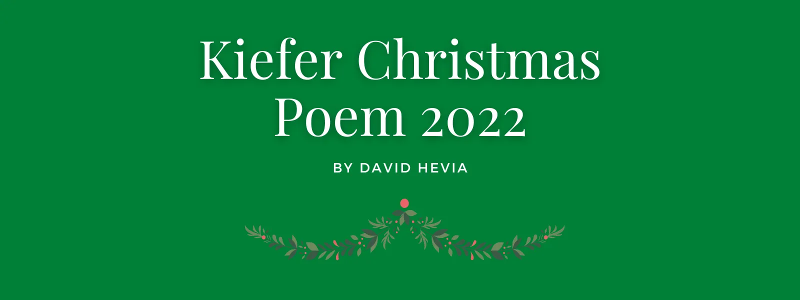 A Christmas Poem 2022   New Collection 4 