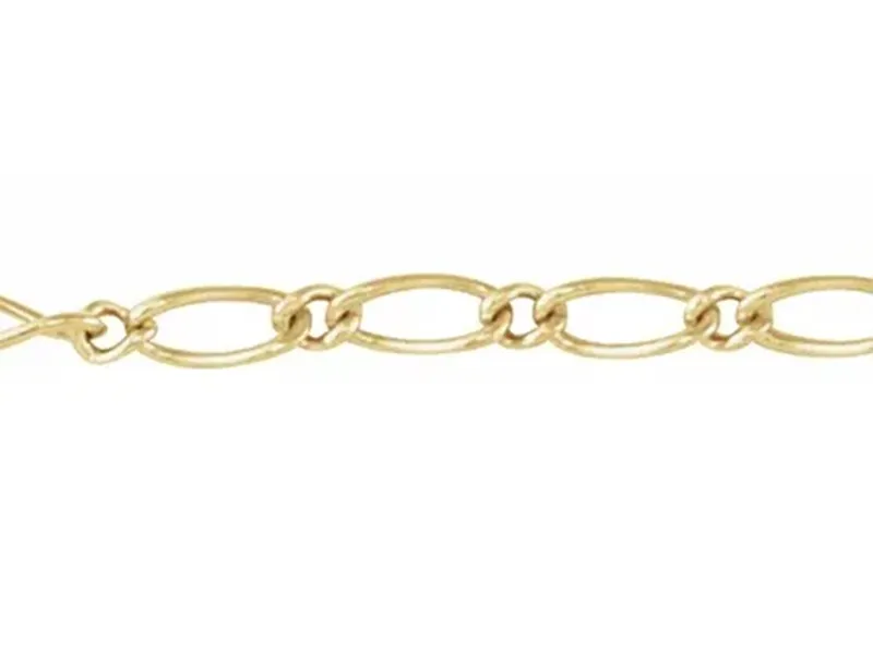 FANCY FIGARO CHAIN Bracelet $235Anklet $318Necklace $513 Lake Saint Louis Jewelers Lake Saint Louis, MO