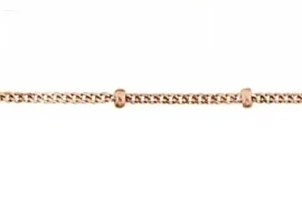 BEADED CURB CHAIN Bracelet $259Anklet $353 Necklace $571 Lake Saint Louis Jewelers Lake Saint Louis, MO