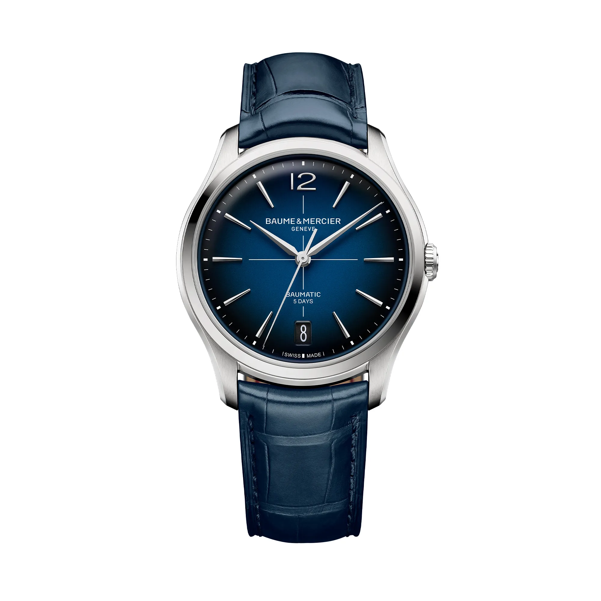 Baume & Mercier Clifton Automatic Watch Blue Dial 39mm