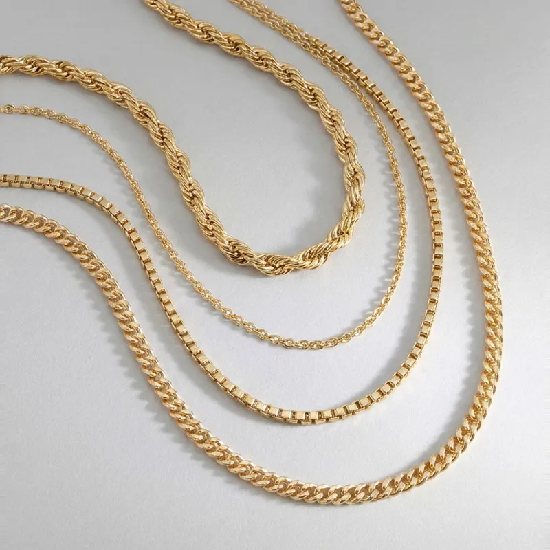 Shop Gold Chains and Gold Necklaces at La Mine d'Or Moncton, NB and Halifax, NS