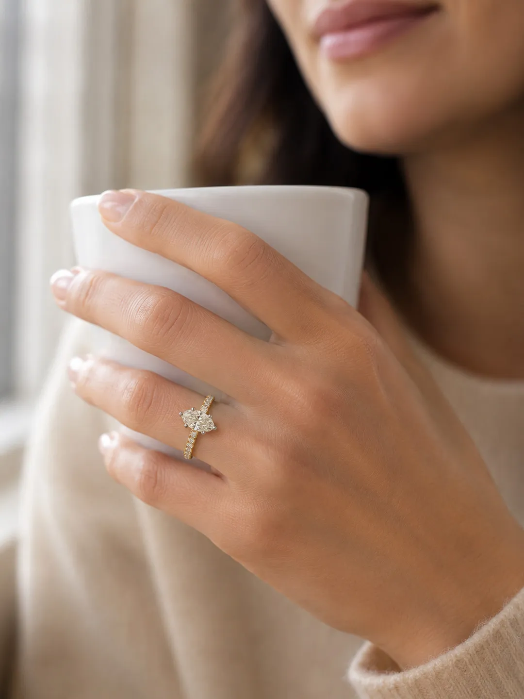Engagement Ring and Wedding Rings at La Mine d'Or Jewellers Moncton & Halifax