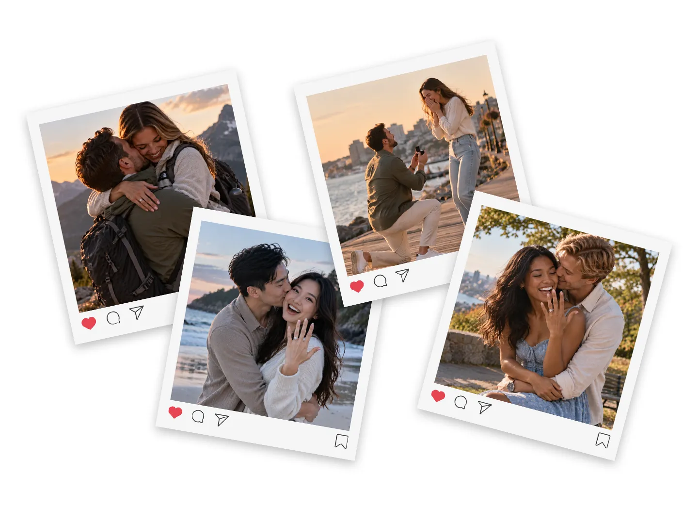 #LaMinedOrCouple Send us your engagement photos with your La Mine d'Or ring and receive a $250 gift certificate toward your wedding bands. La Mine dOr Moncton, NB