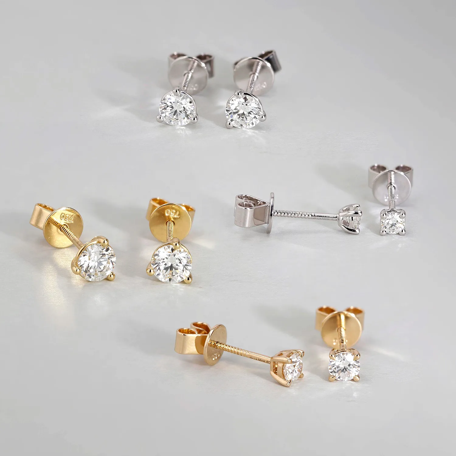 Shop Gold Earrings and Diamond Earrings at La Mine d'Or Moncton, NB and Halifax, NS 