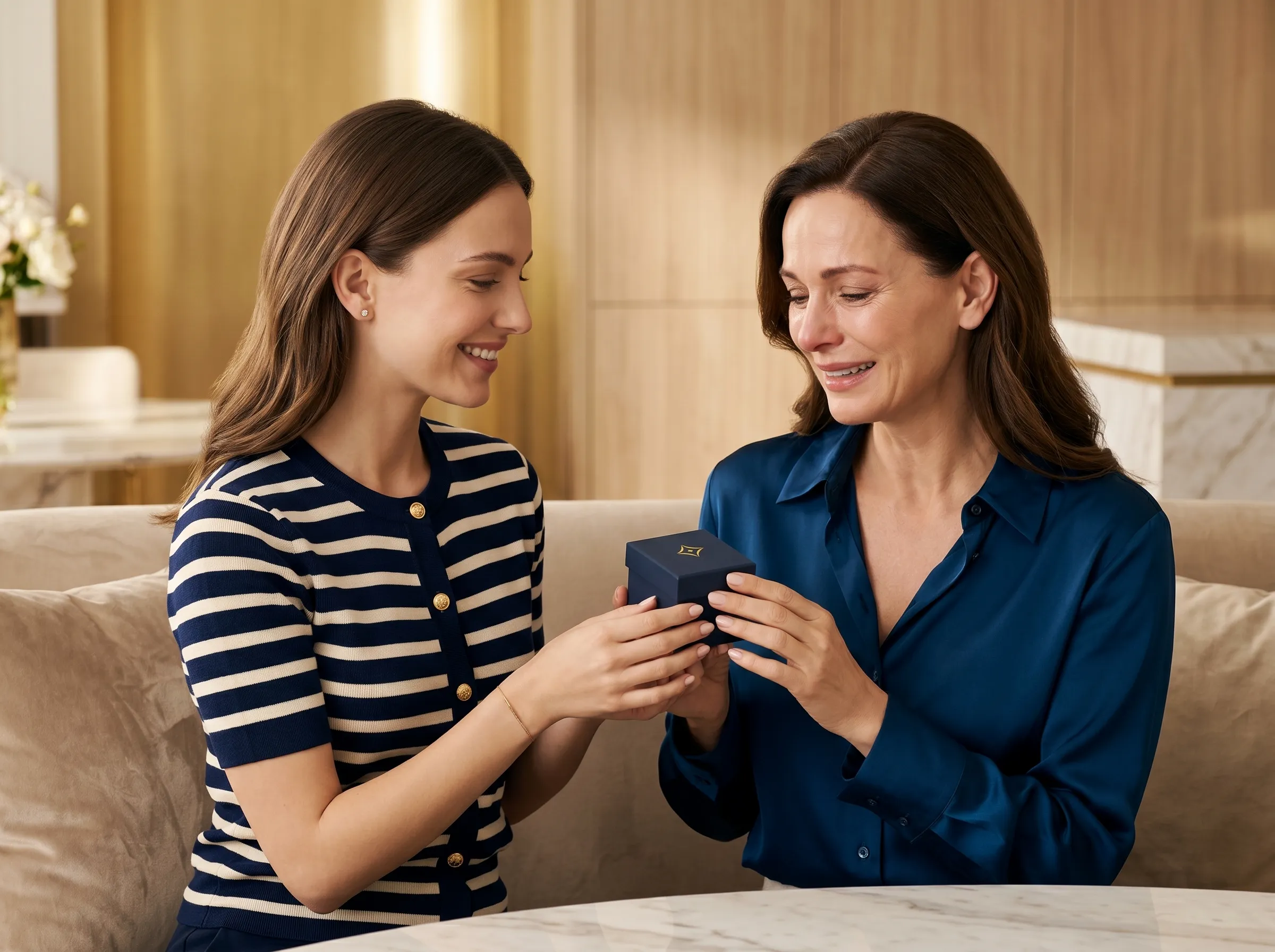 Featuring diamonds of rare carat distinction selected for their remarkable presence.