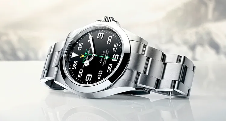 Rolex Oyster Perpetual Air-King watch at La Mine dOr Jewellers in Moncton, NB