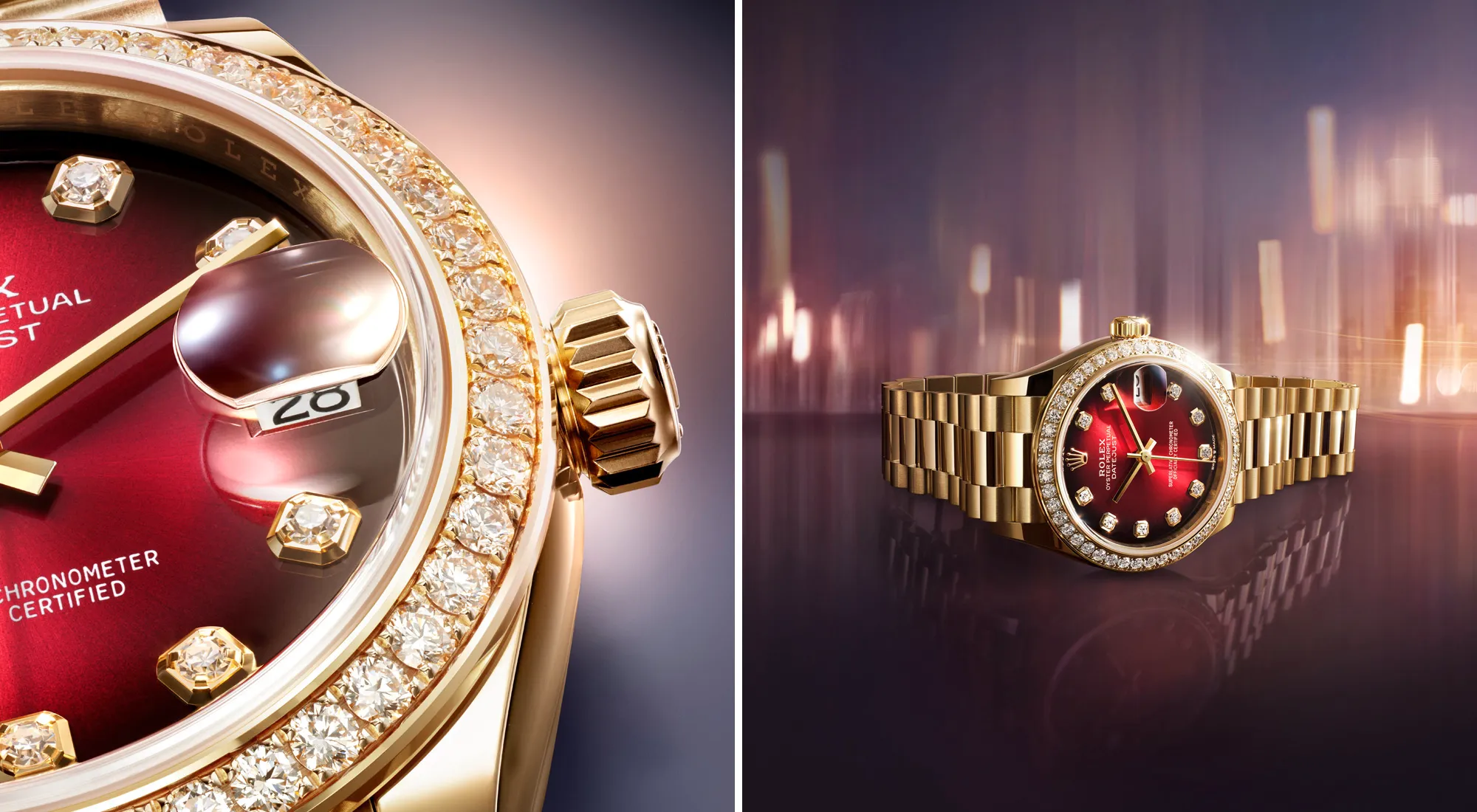Celebrating dates with destiny The Datejust has naturally become the watch of our dates with destiny. Day after day, its dial ma