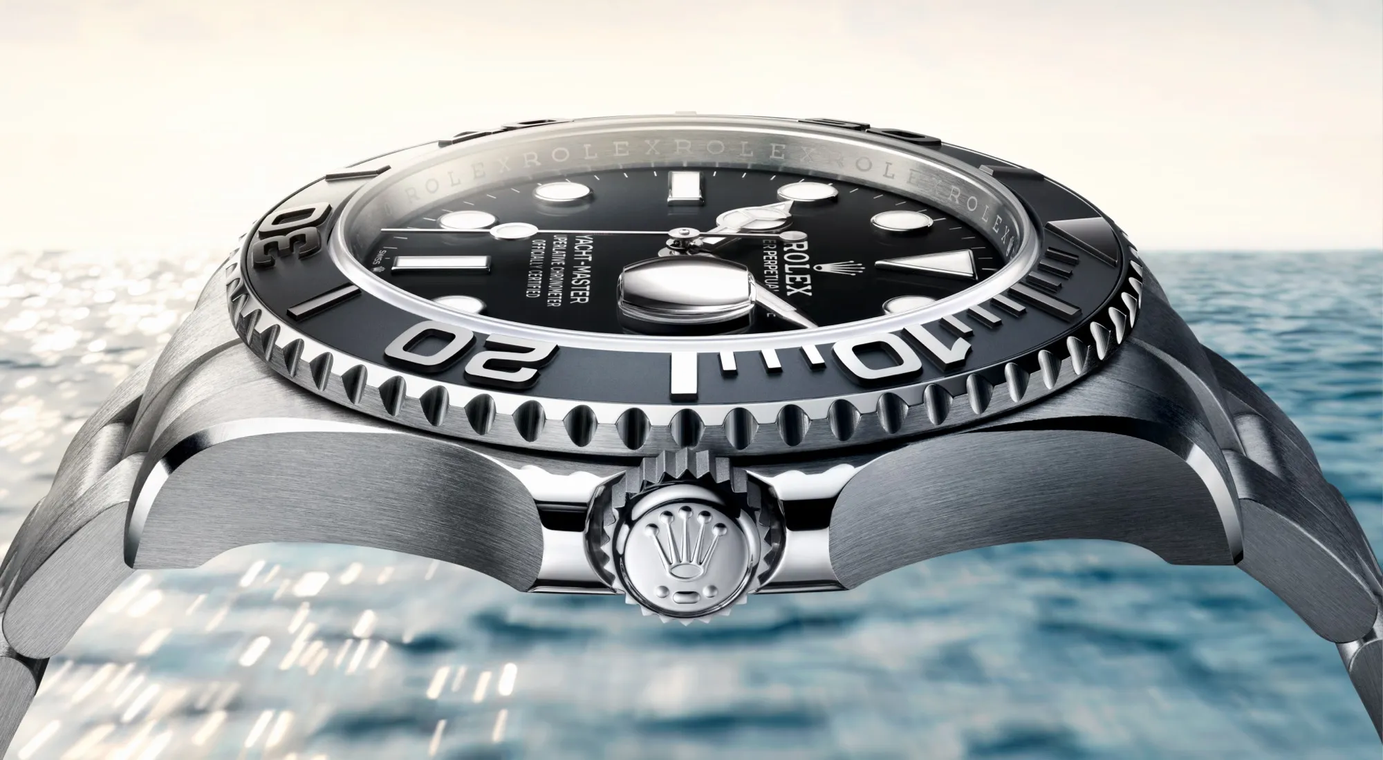 Rolex Yacht-Master bezel at La Mine d'Or Jewellers 