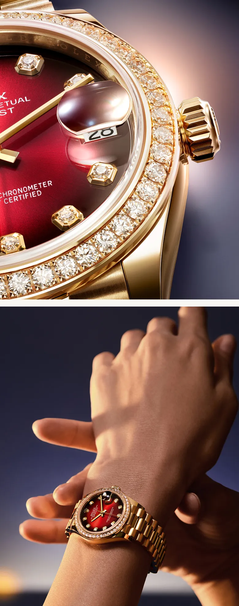 New watches 2025 Rolex Datejust 18 ct Gold at La Mine d'Or Canada