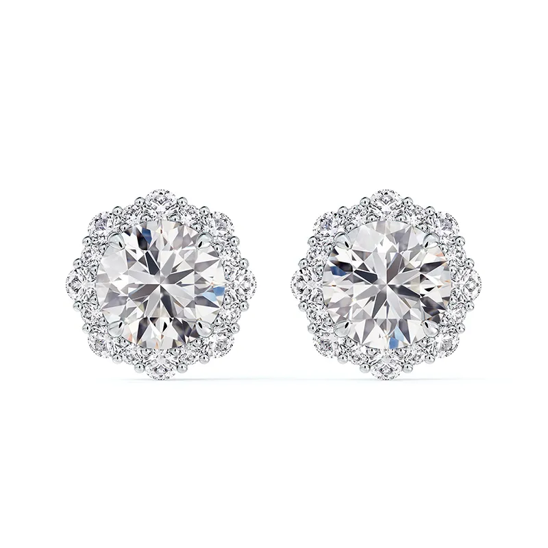 De Beers Forevermark Halo Diamond Studs at La Mine d'Or Jewellers, Moncton, NB and Halifax, NS