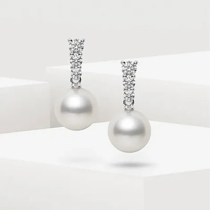 Mikimoto Pearl Earrings at La Mine d'Or Atlantic Canada