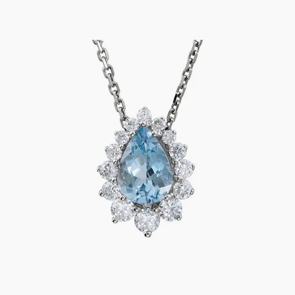 Aquamarine  L & L jewelers Scarborough, ME