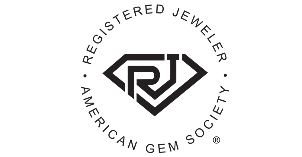 American Gem Society Registered Jeweler badge