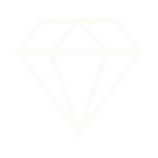 Diamond outline icon representing customer service at Lennon's W.B. Wilcox Jewelers.