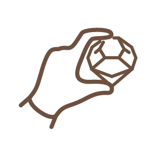 Hand holding a magnifying glass icon. Click to learn more about jewelry appraisals.