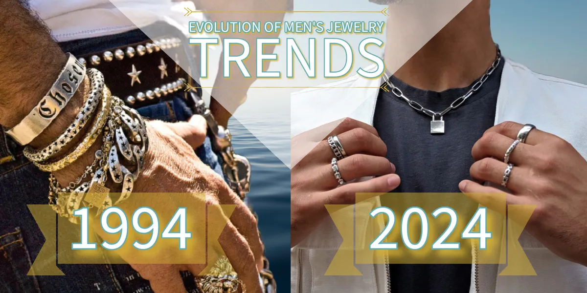 Evolution of Men's Jewelry Trends: From Bold to Subtle