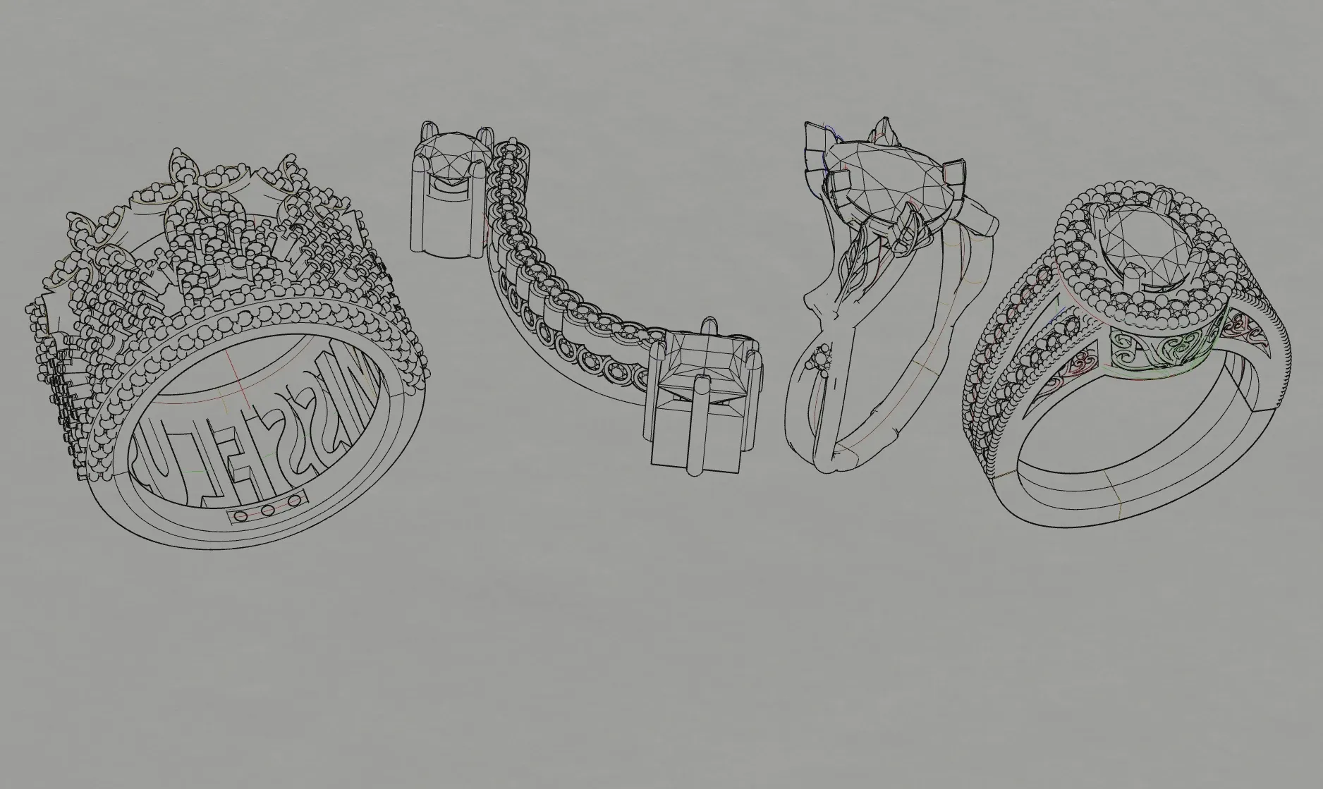 Our Previous Bridal & Fashion Designs Browse through a curated selection of our past bridal and fashion jewelry designs. Each pi