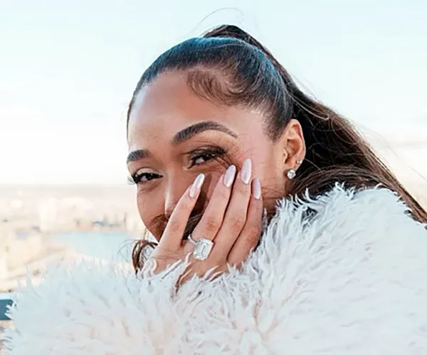 Read article: Jordyn Woods Debuts 10+ Carat Emerald-Cut Diamond After Holiday Proposal