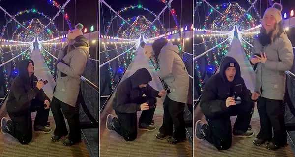 Night-Shift Hero Locates Ring Buried in the Snow Beneath Michigan's SkyBridge