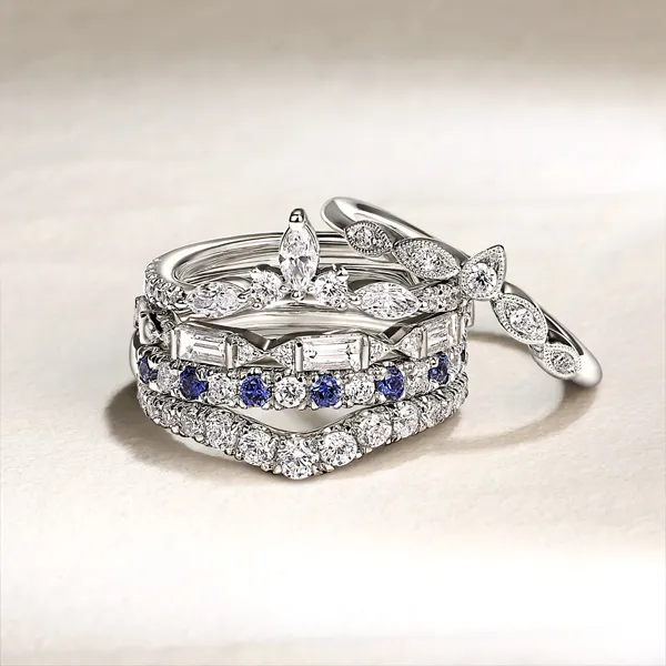 Stackable Rings at Mark Jewellers La Crosse, WI