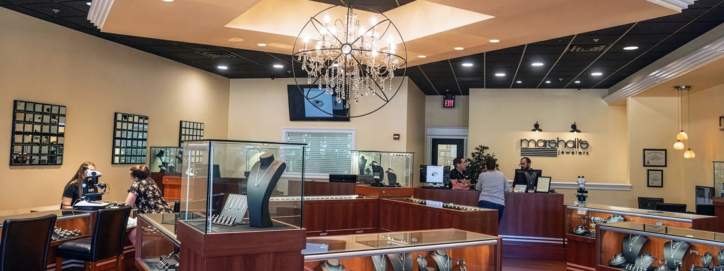 Marshall's Jewelers team in Bellingham MA ready to help with custom jewelry