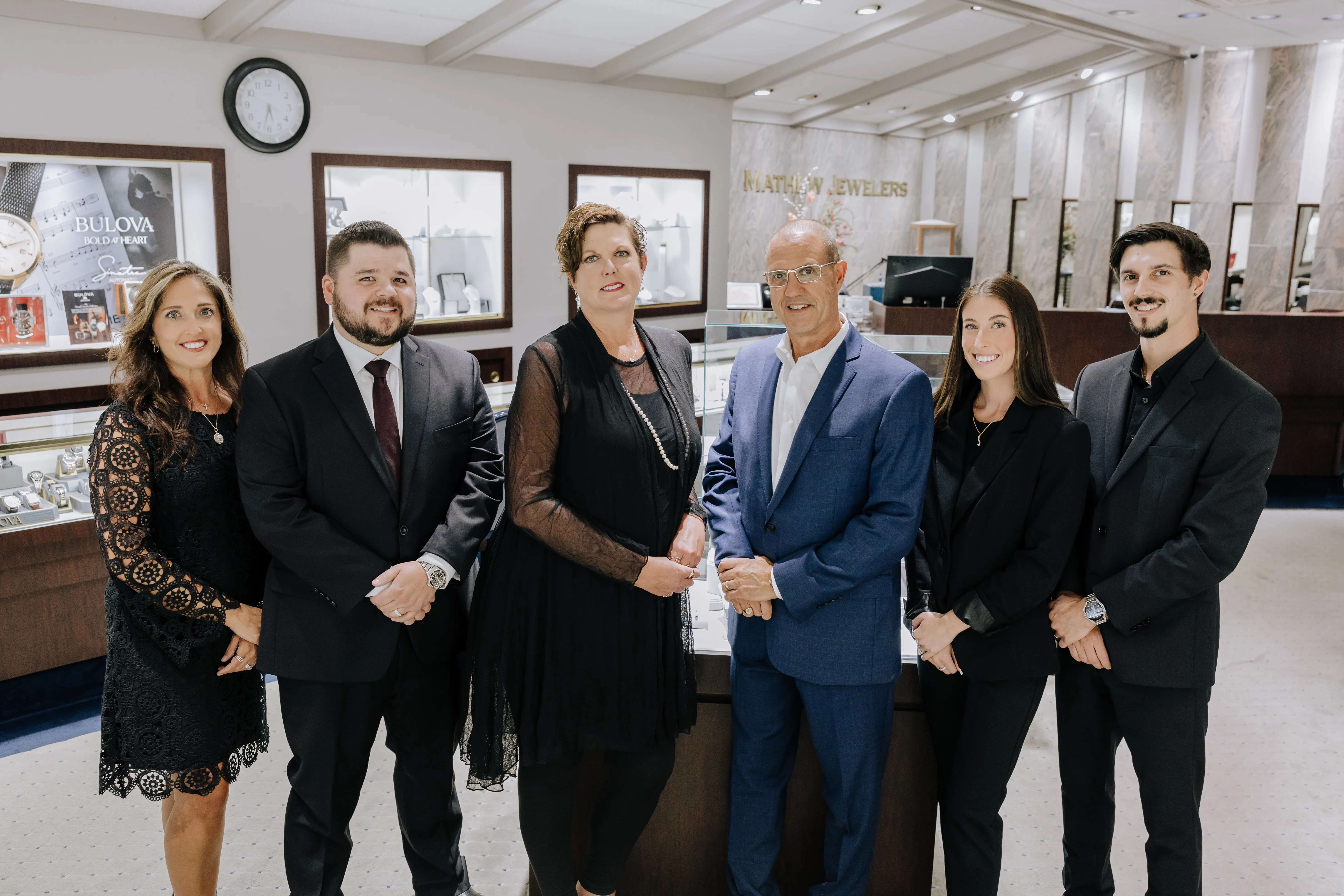 The Mathew Family!  Four Generations Strong Mathew Jewelers, Inc. Zelienople, PA