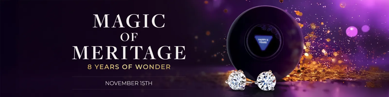 Meritage 8th Birthday Event Banner