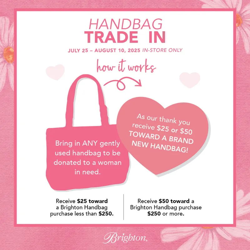 Read article: Brighton Handbag Trade-In