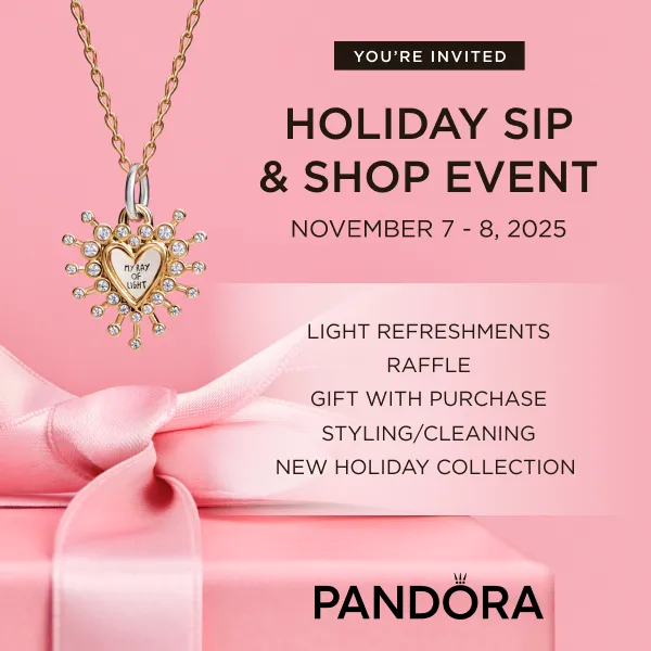 Read article: Pandora Holiday Sip & Shop Event