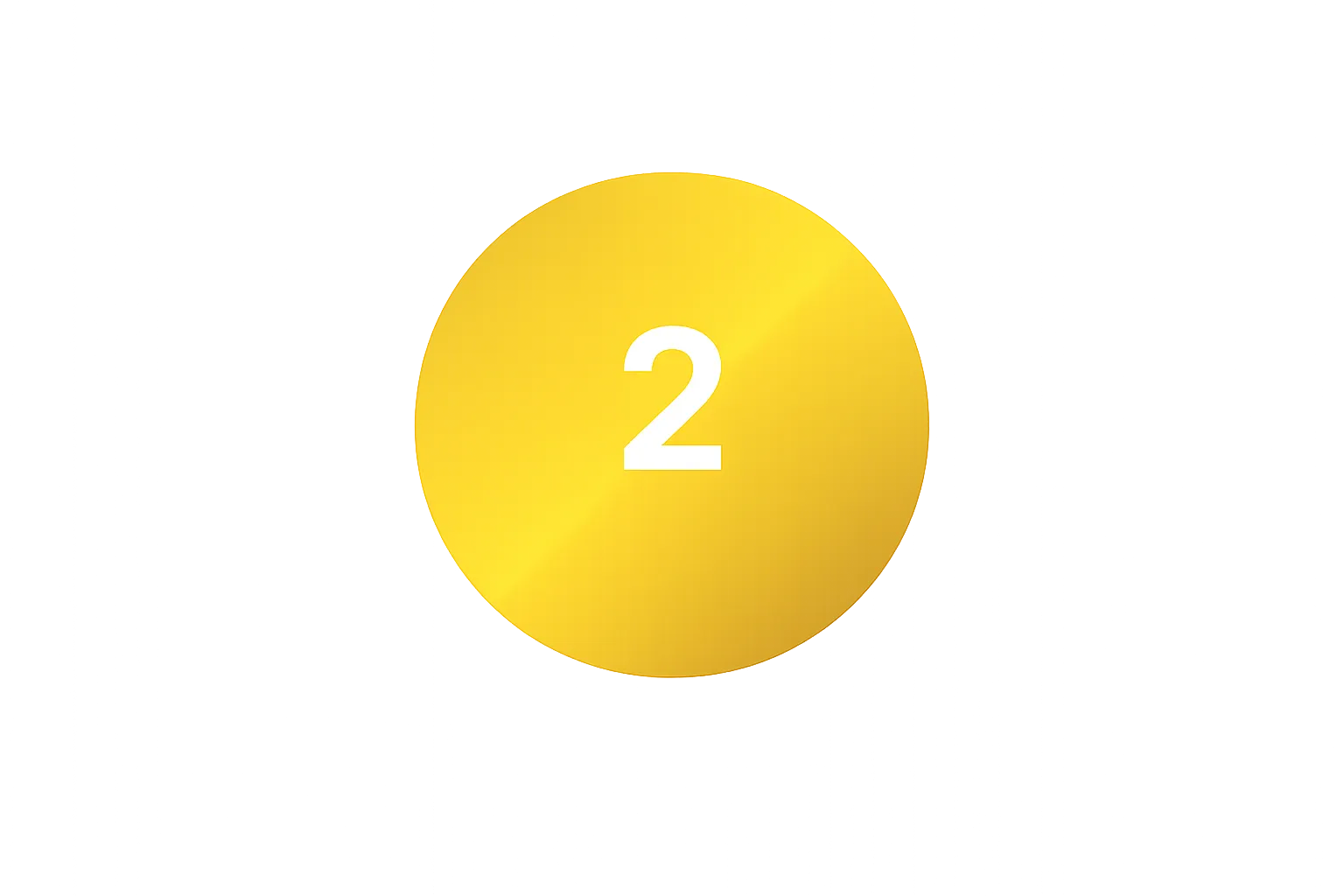 Golden medal with number 1 on a textured background.