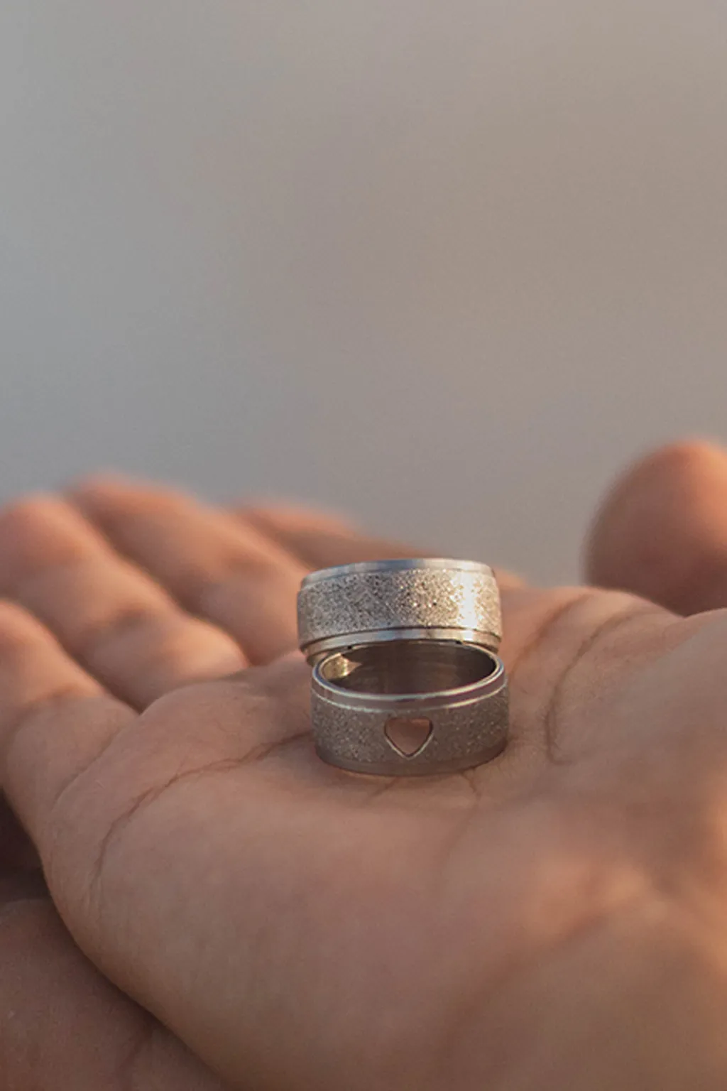 Elegant custom engraved wedding bands with gems