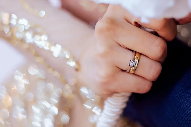 Sparkling Wedding Bands for Women
