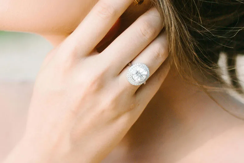 Affordable luxury: wedding bands for women.