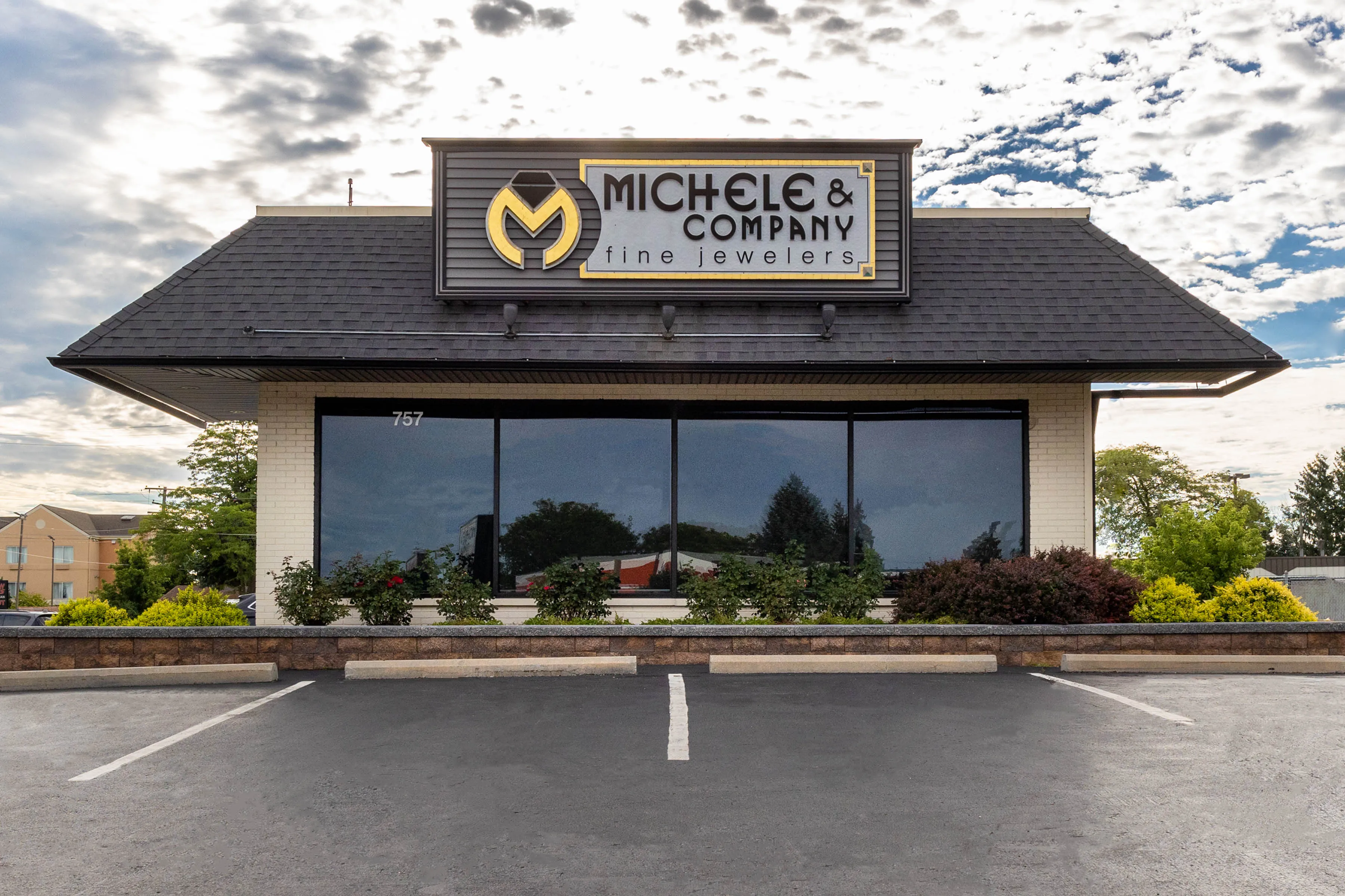 Exterior of Michele & Company Fine Jewelers in Lapeer, MI