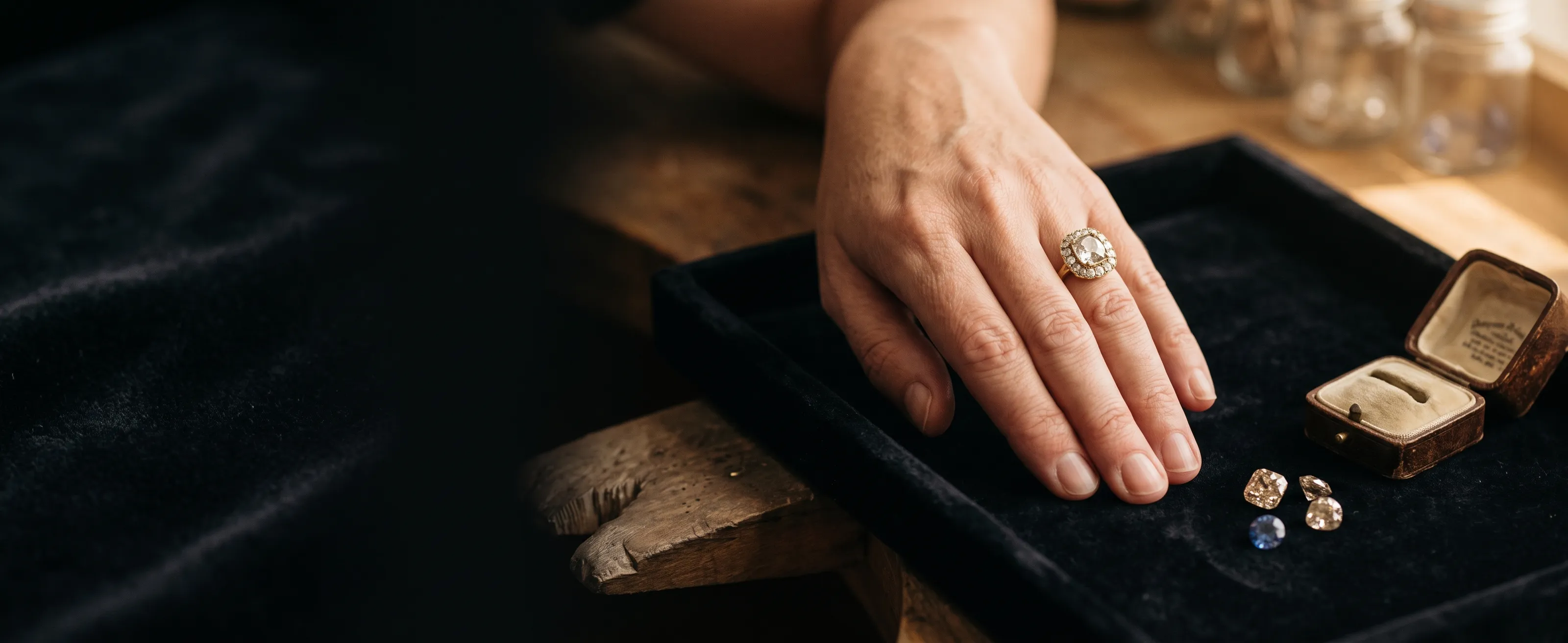 Heirloom jewelry redesign at Midtown Jewelers in Herndon Virginia