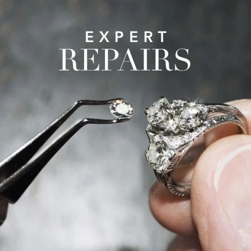 Midtown Jewelers master jeweler performing expert jewelry repair in Herndon, Virginia