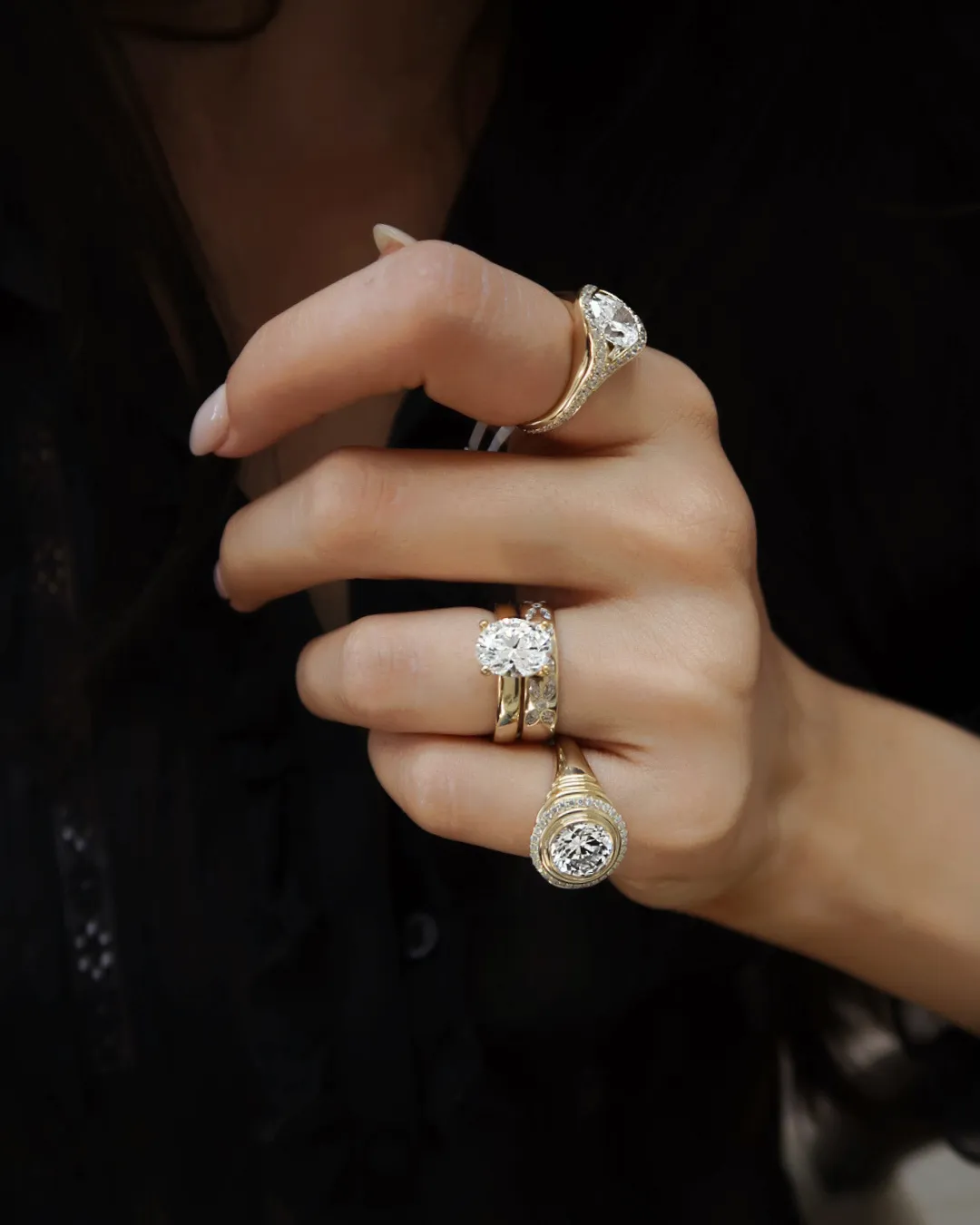 Engagement ring at Midtown Jewelers in Herndon, VA, with special financing available