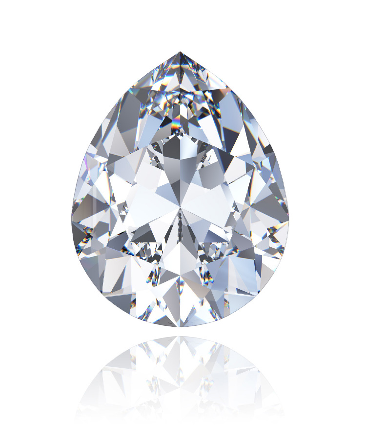 Pear diamonds