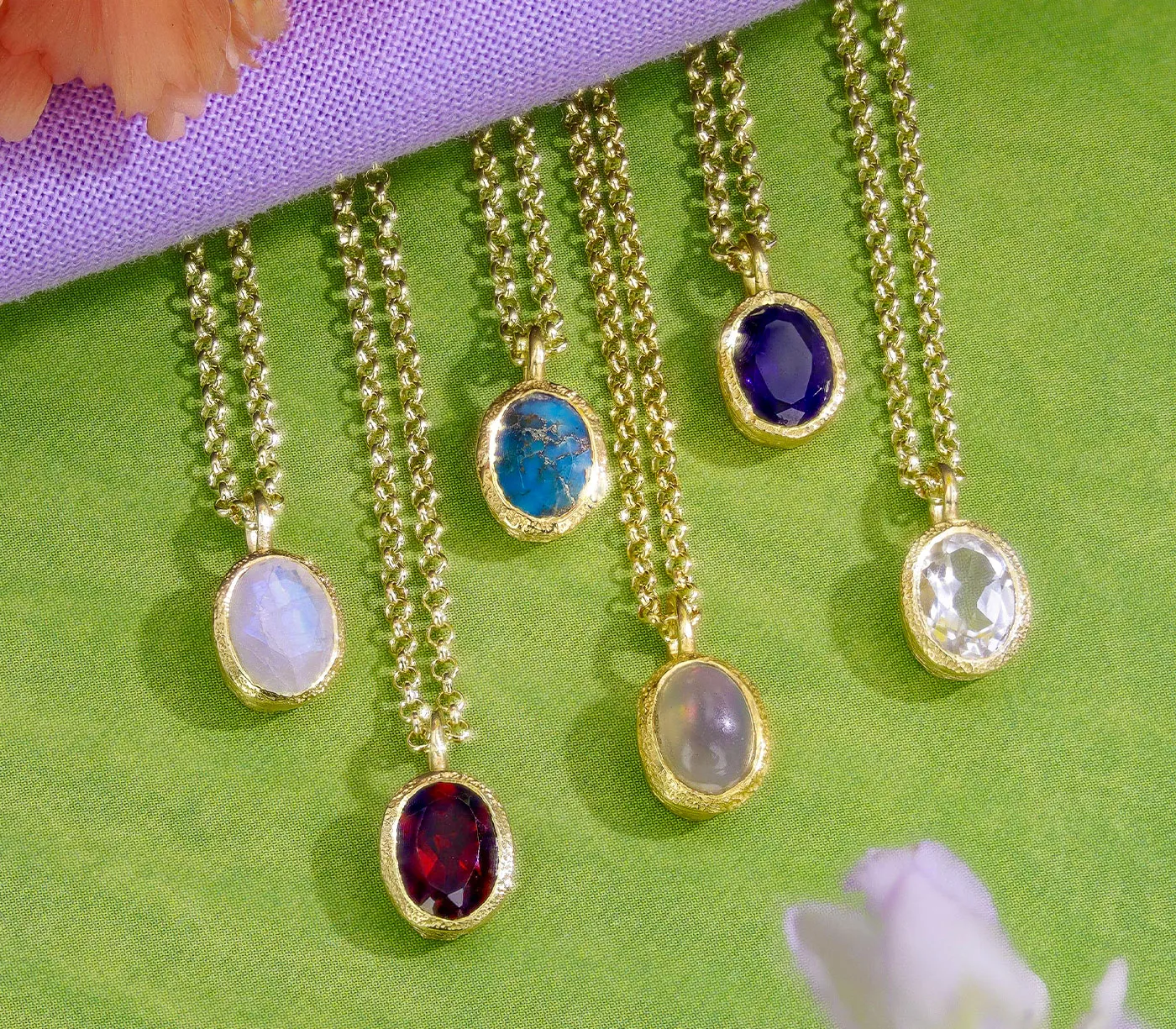 Shop Jorge Revilla Sterling Silver & 18K Gold Vermeil Birthstone Jewelry Miners Den Jewelers Royal Oak, MI