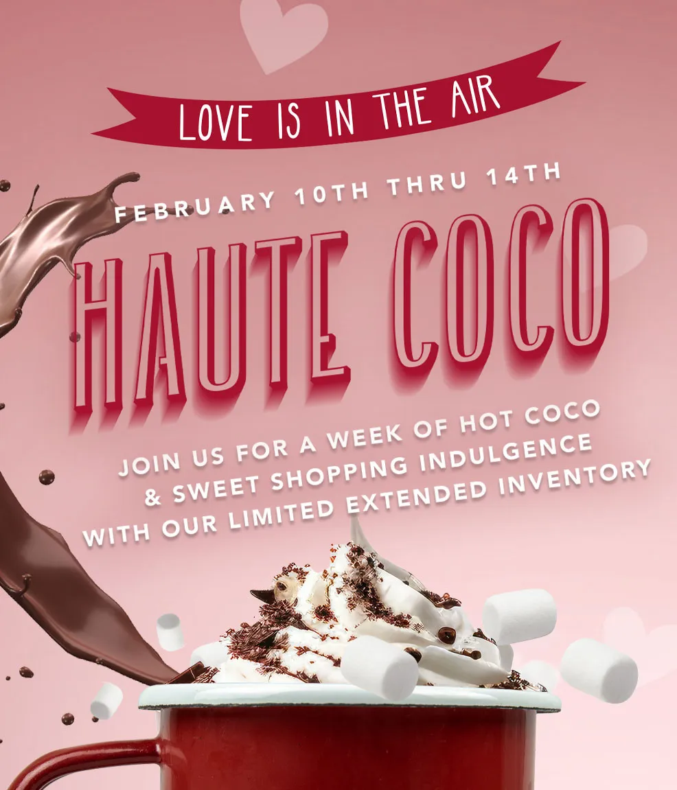 Join us In-Store February 10th - 14th! Warm up with a cup of cocoa & browse extended inventory from Allison Kaufman all week long! Plus, we will have special Miner's Den mugs available to take home while supplies last! Miners Den Jewelers Royal Oak, MI