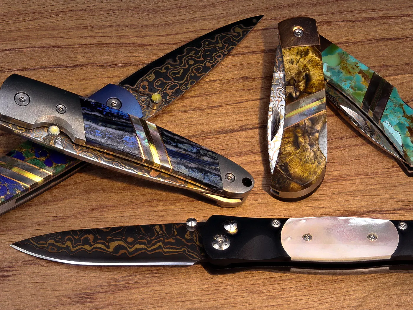 Santa Fe Knives Shop unique knives made with materials like Meteorite, Dinosaur Bone, Petoskey, & more! Miners Den Jewelers Royal Oak, MI