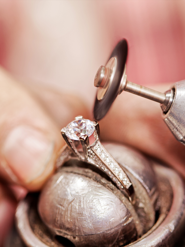 STONE CUTTING  Miners Den Jewelers Royal Oak, MI